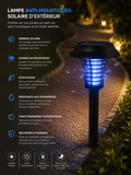 Lampe solaire anti-moustiques à piquer NOXIHOME - jardin et allées