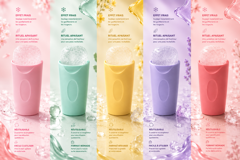 Roller visage glacé NOXIHOME - tous les coloris